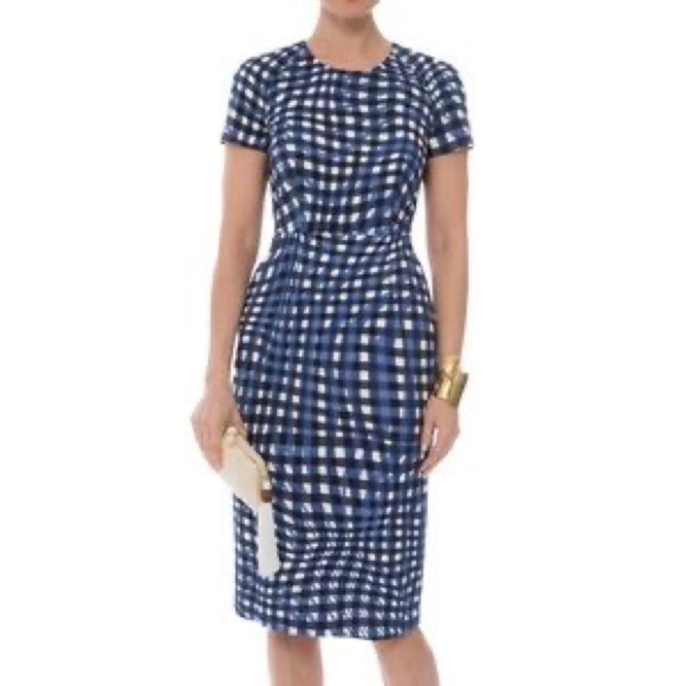 Lk Bennett Kayleigh gingham plaid sheath dress